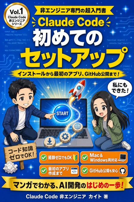 Claude Code シリーズの表紙（初期設定）