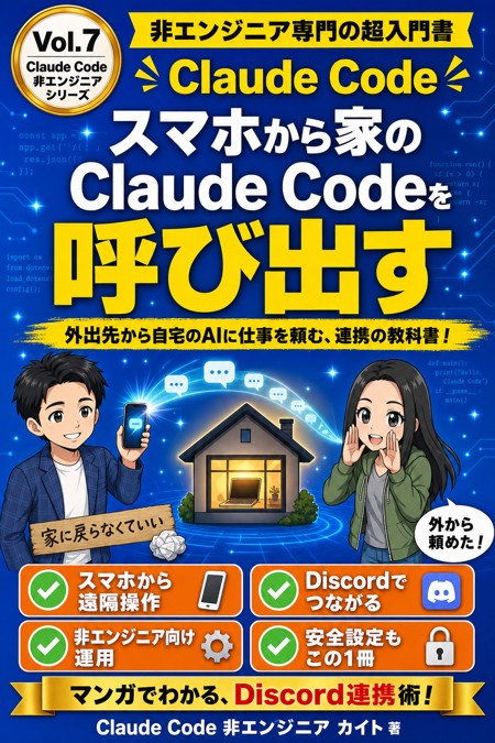 Claude Code シリーズの表紙（Discord連携）