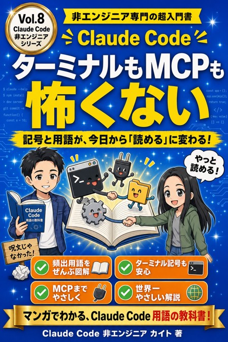 Claude Code シリーズの表紙（用語ガイド）