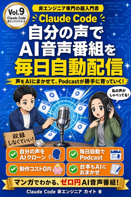 Claude Code シリーズの表紙（音声配信）