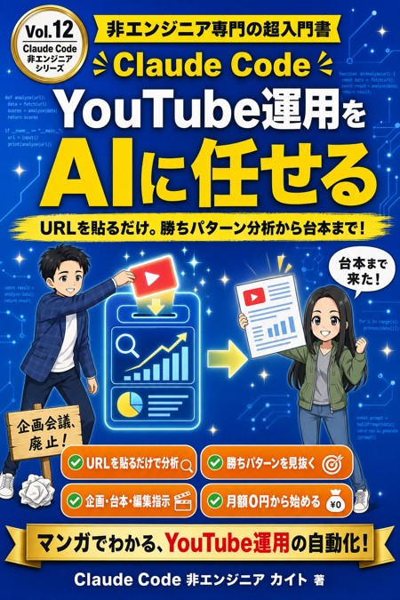 Claude Code シリーズの表紙（YouTube分析）