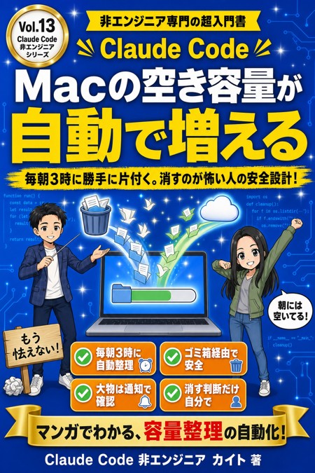 Claude Code シリーズの表紙（ディスクの整理）
